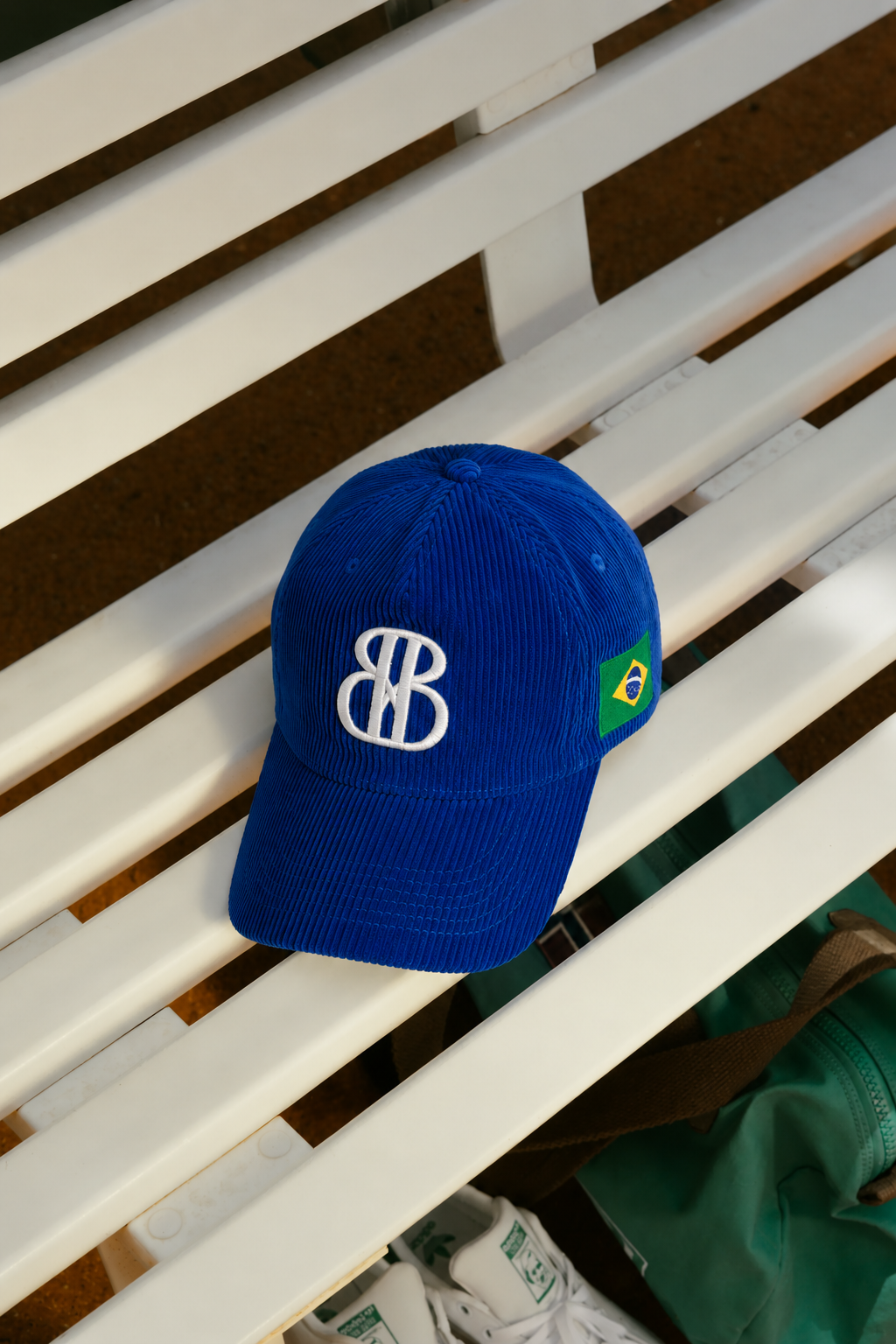 BERNNY Brazil World Cup Corduroy Blue Cap
