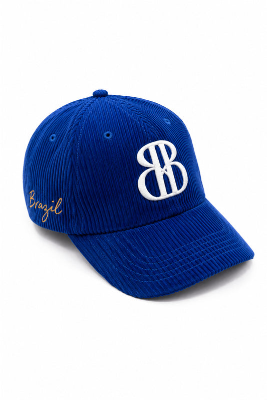 BERNNY Brazil World Cup Corduroy Blue Cap