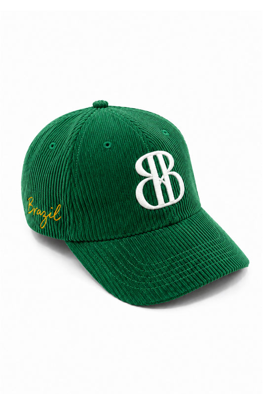 BERNNY Brazil World Cup Corduroy Green Cap