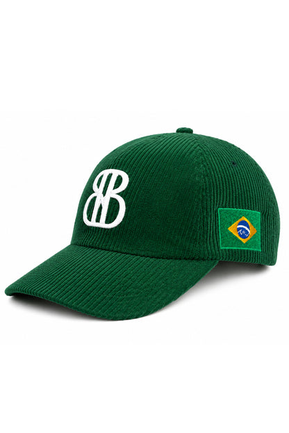 BERNNY Brazil World Cup Corduroy Green Cap
