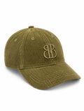 Olive Corduroy Cap